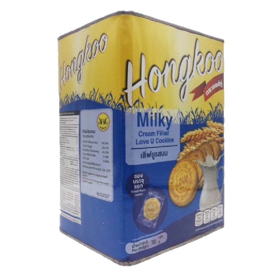 BÁNH HỘP THIẾC HONGKOO 700G vị MILKY